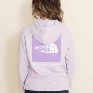 North Face Purple Hoodie